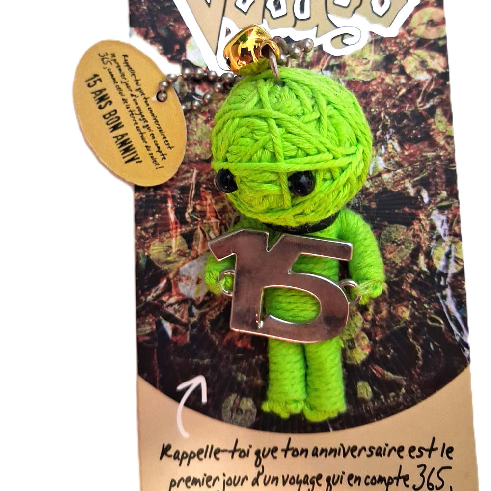 Poupée Voodoo 15 Ans Bon Anniv – Fétiche humoristique à accrocher