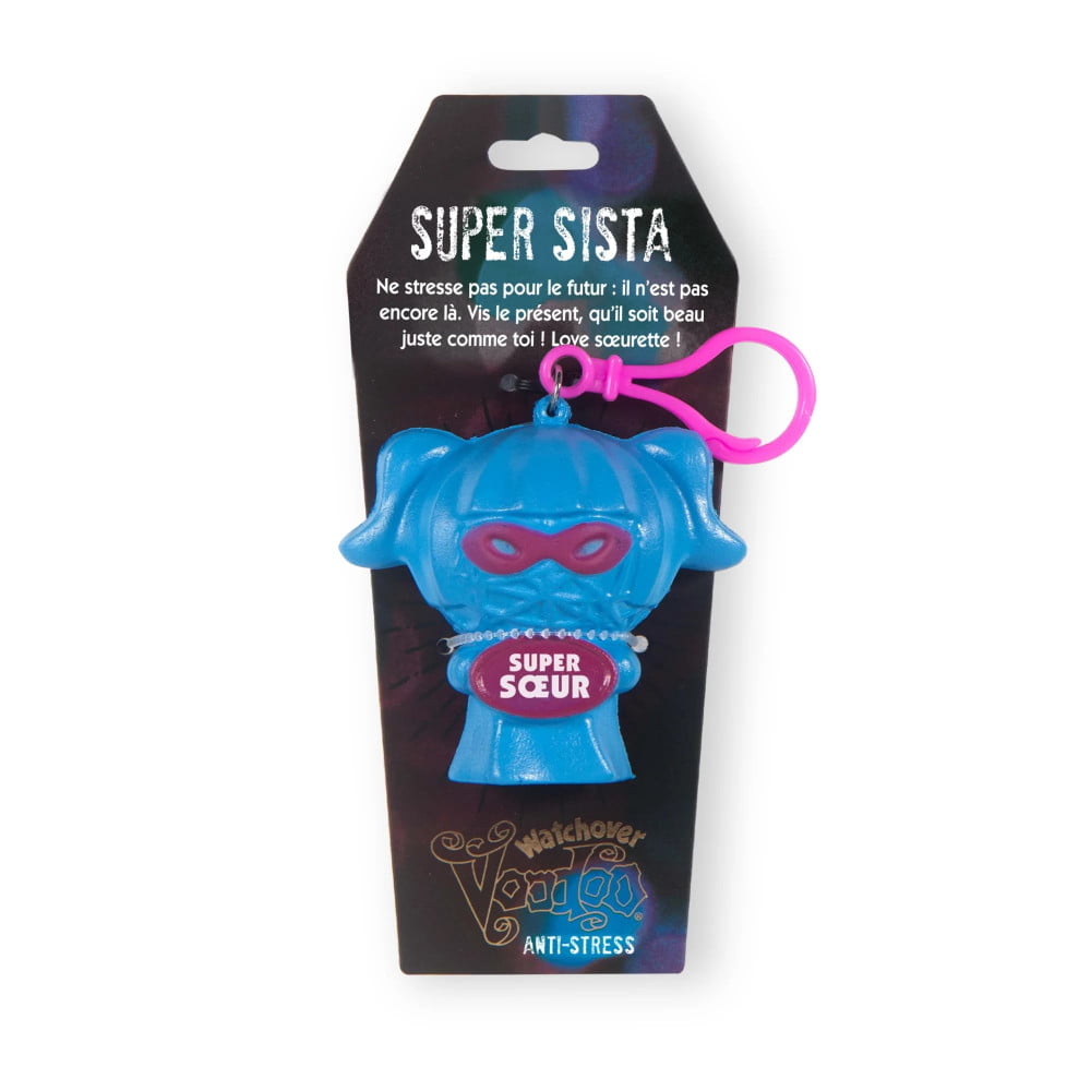Poupée Voodoo anti stress Super Soeur