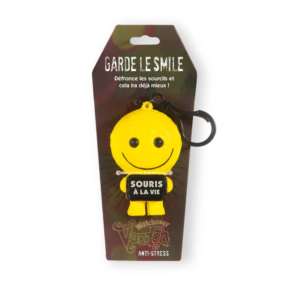 Poupée Voodoo anti stress Garde le smile Souris à la vie