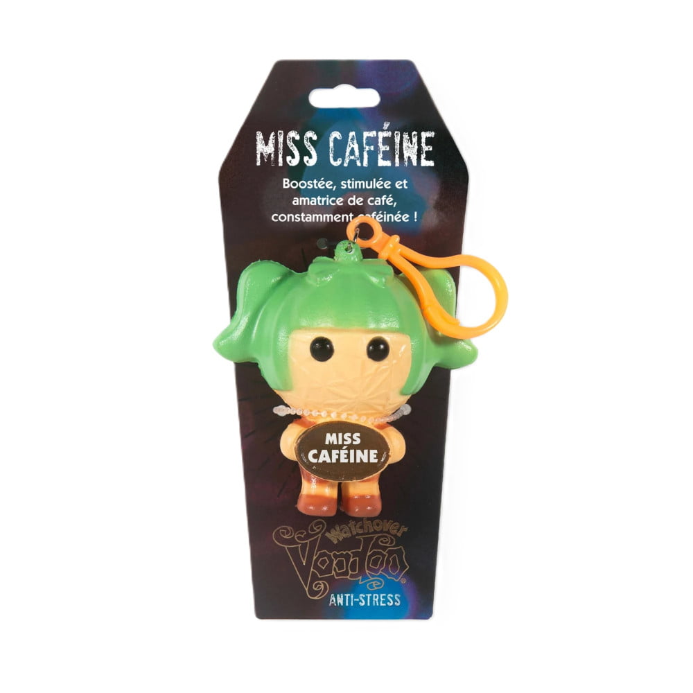 Poupée Voodoo anti stress Miss caféine