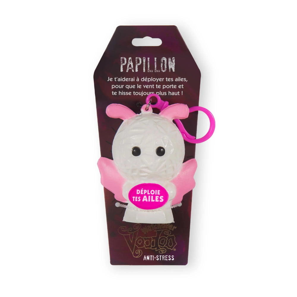 Poupée Voodoo Squishie Anti-Stress Papillon – Déploie tes ailes