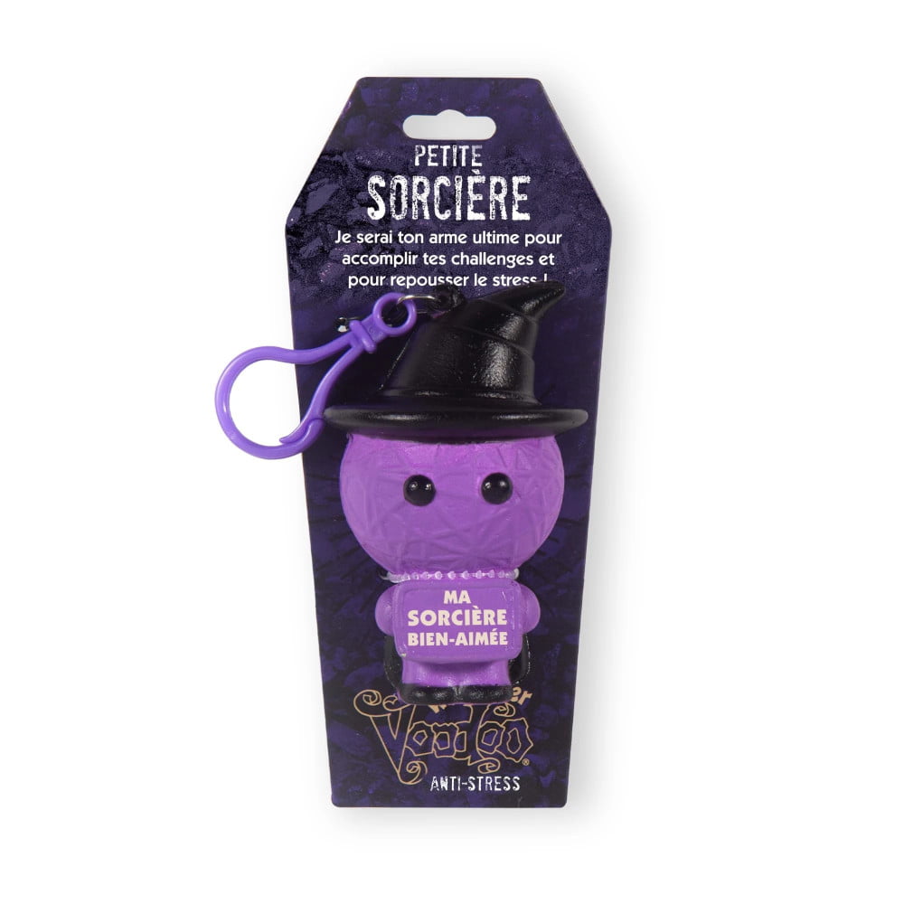 Poupée Voodoo anti stress Petite sorcière