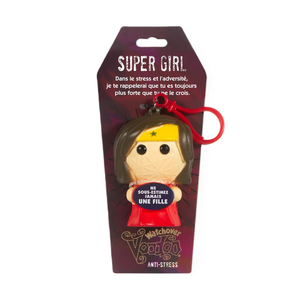 Poupée Voodoo anti stress Super girl