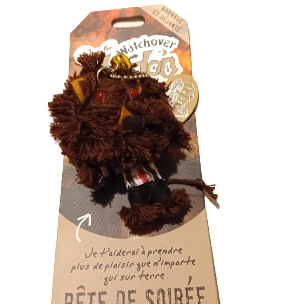 Poupée Voodoo Bête de Soirée – Fétiche humoristique à accrocher