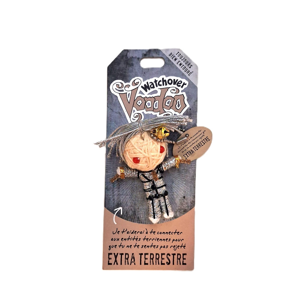 Poupée Voodoo Extra-Terrestre – Fétiche humoristique à accrocher