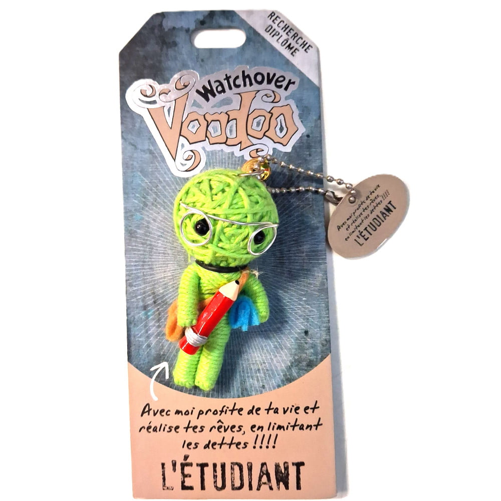 Poupée Voodoo L'Étudiant – Fétiche humoristique à accrocher