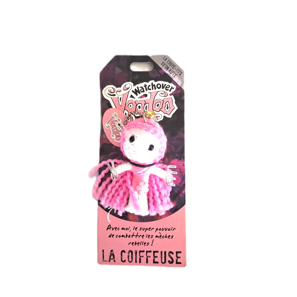Poupée Voodoo La Coiffeuse – Fétiche humoristique à accrocher