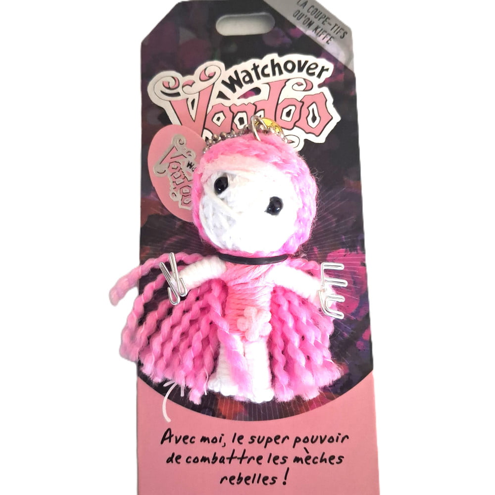 Poupée Voodoo La Coiffeuse – Fétiche humoristique à accrocher