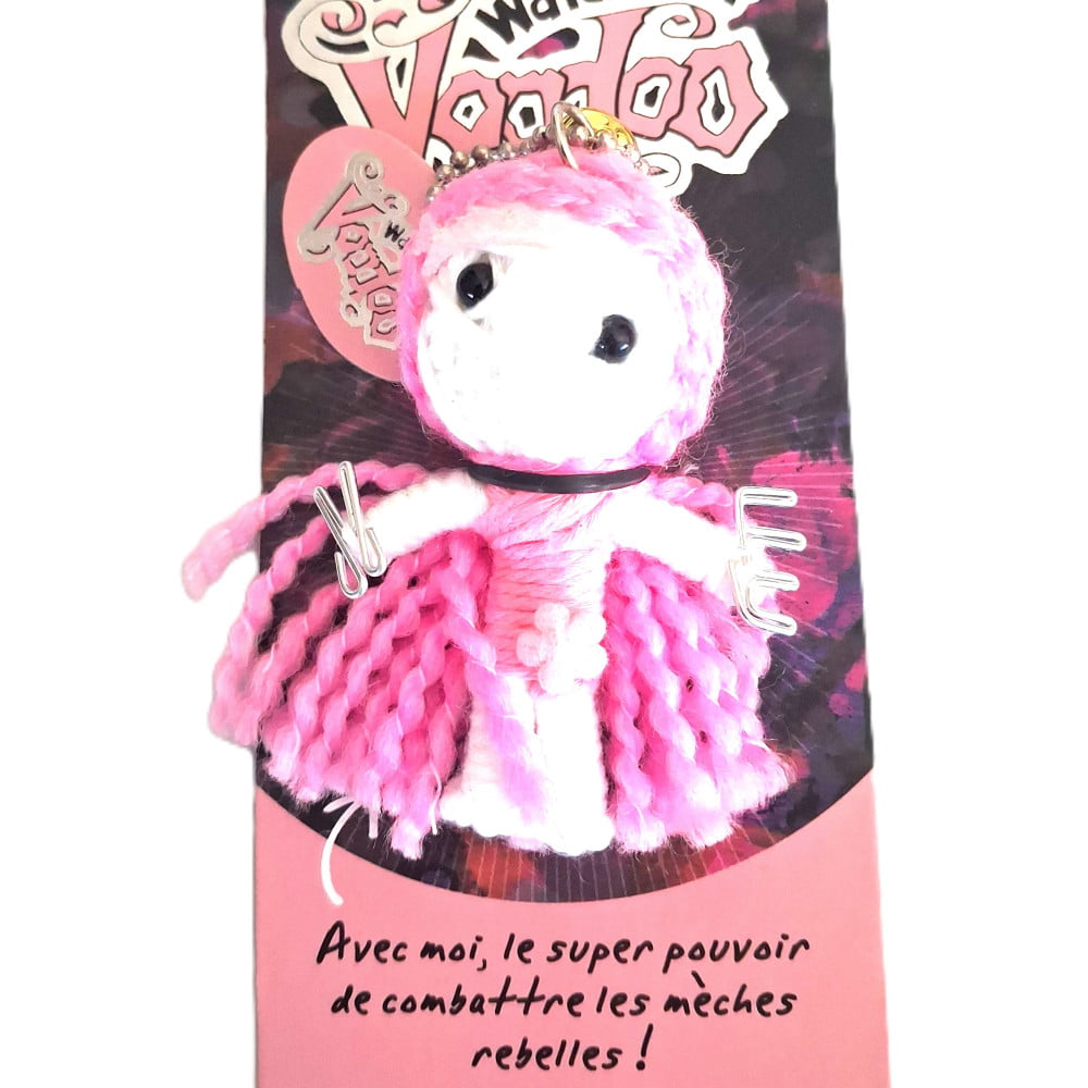 Poupée Voodoo La Coiffeuse – Fétiche humoristique à accrocher