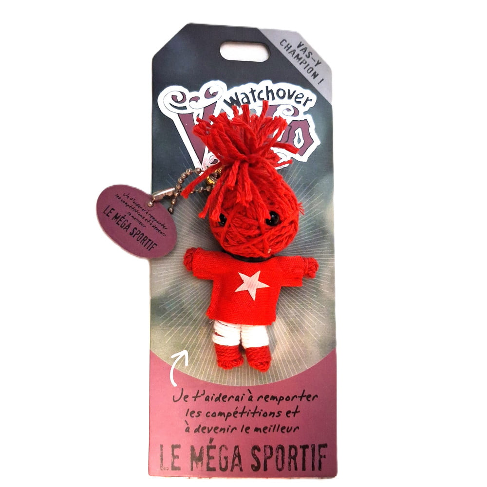 Poupée Voodoo Le Méga Sportif – Fétiche humoristique à accrocher