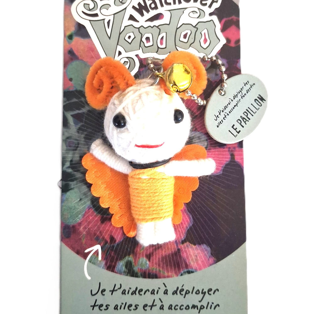 Poupée Voodoo Le Papillon – Fétiche humoristique à accrocher