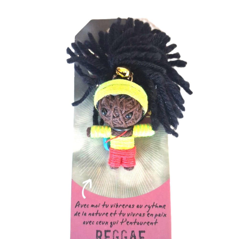 Poupée Voodoo Reggae – Fétiche humoristique à accrocher