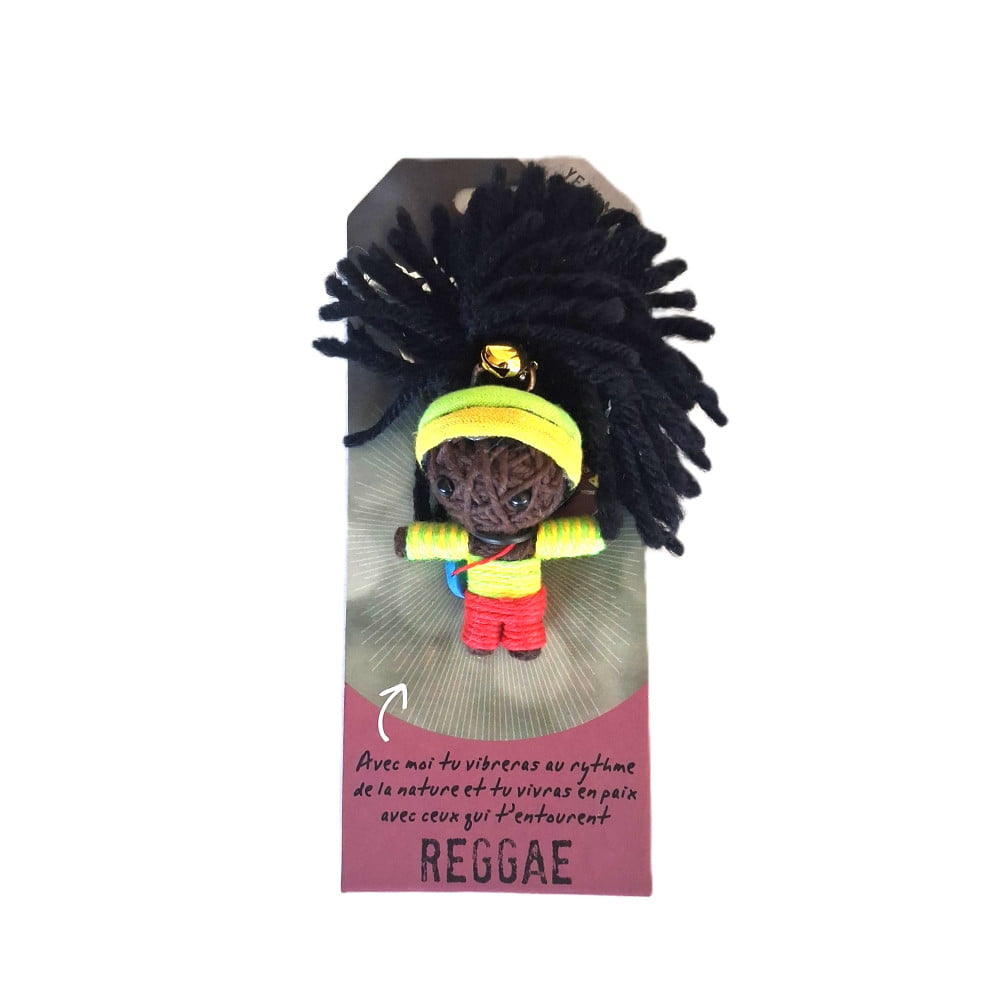 Poupée Voodoo Reggae – Fétiche humoristique à accrocher