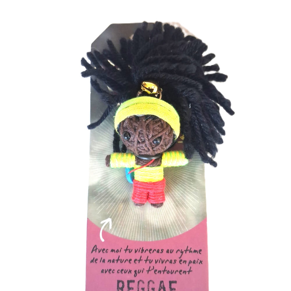 Poupée Voodoo Reggae – Fétiche humoristique à accrocher