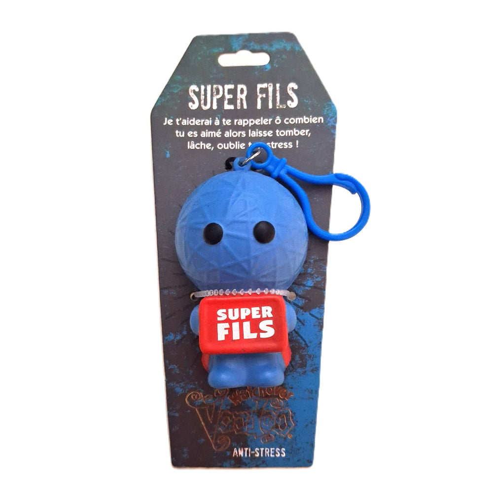 Poupée Voodoo Squishie Anti-Stress Mon Fils – Super Fils