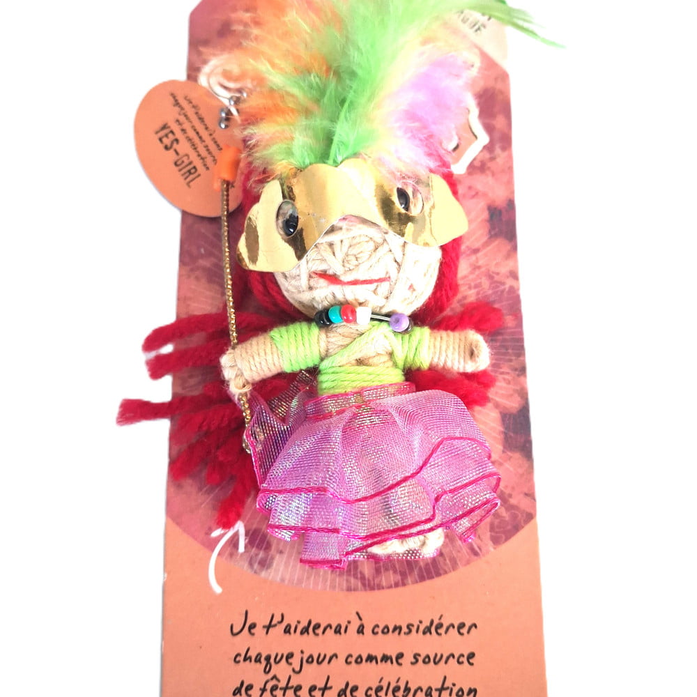 Poupée Voodoo Yes Girl – Fétiche humoristique à accrocher