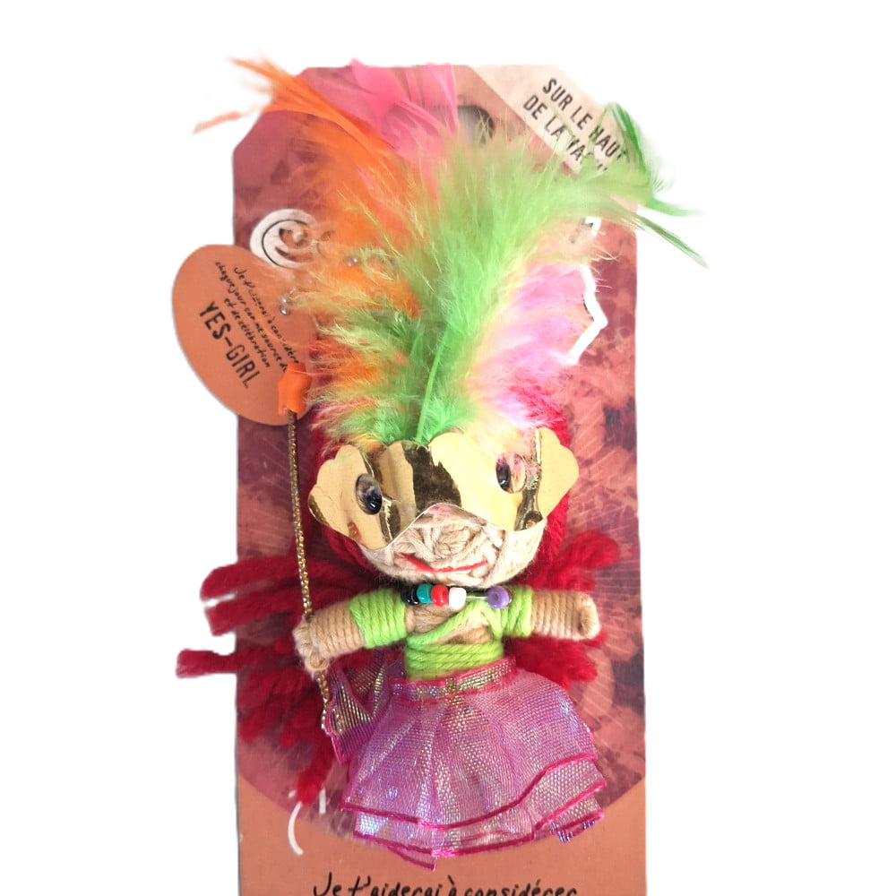 Poupée Voodoo Yes Girl – Fétiche humoristique à accrocher