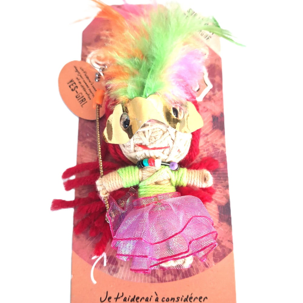Poupée Voodoo Yes Girl – Fétiche humoristique à accrocher
