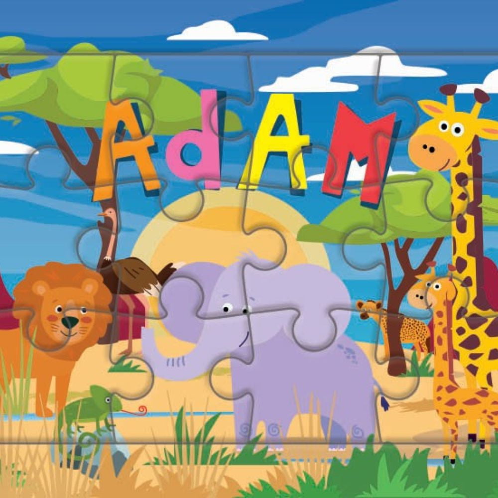 Puzzle 1er âge "Le Puzzle de ton Prénom" Adam