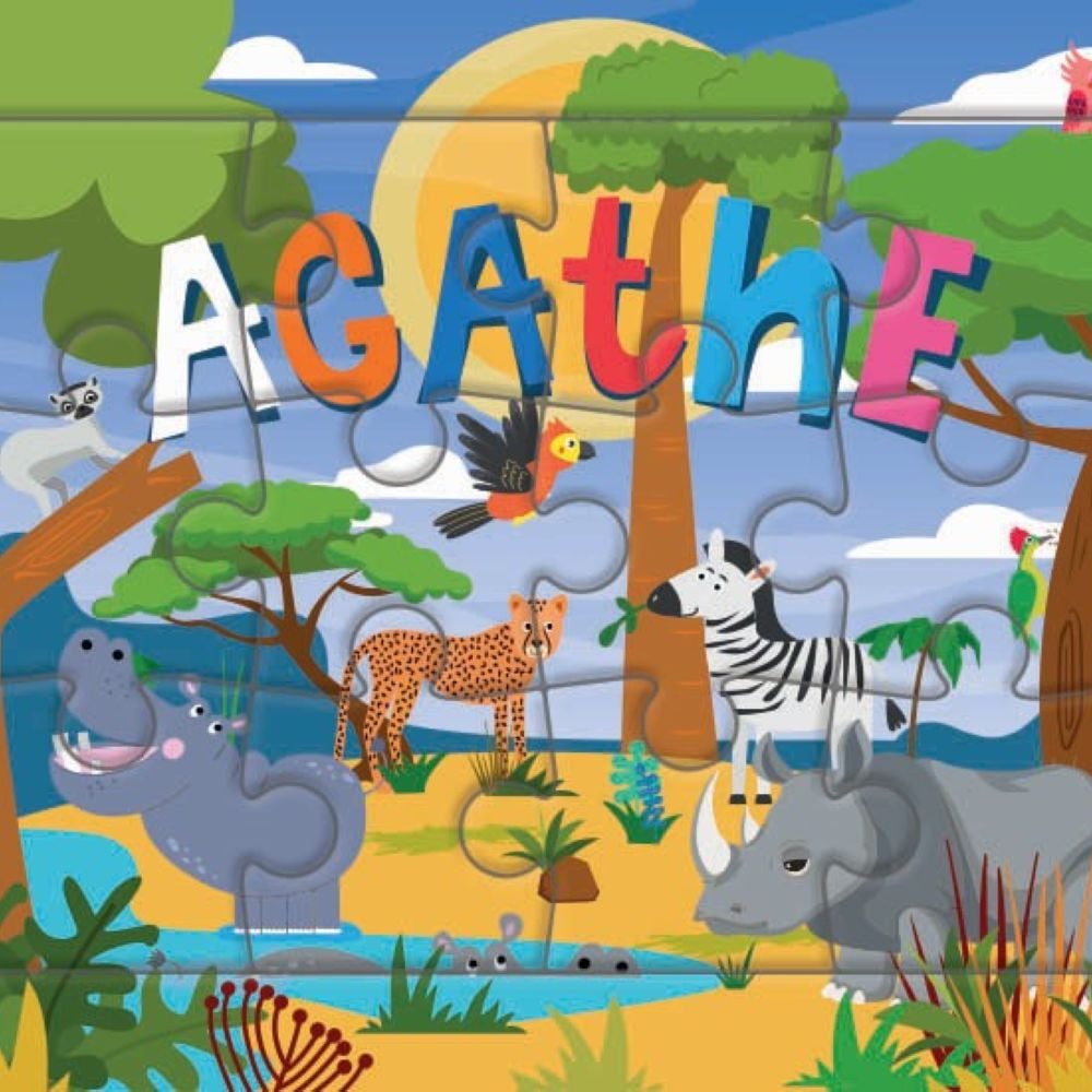Puzzle 1er âge "Le Puzzle de ton Prénom" Agathe