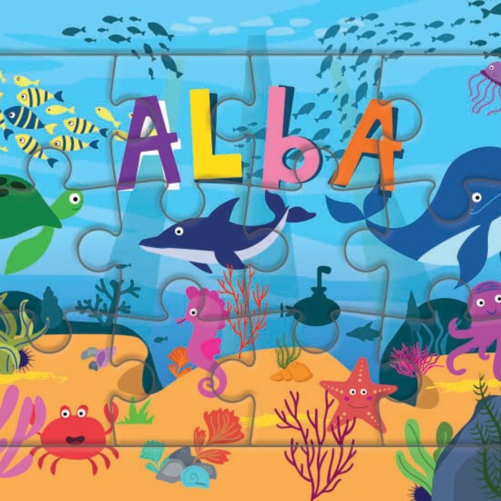Puzzle 1er âge "Le Puzzle de ton Prénom" Alba