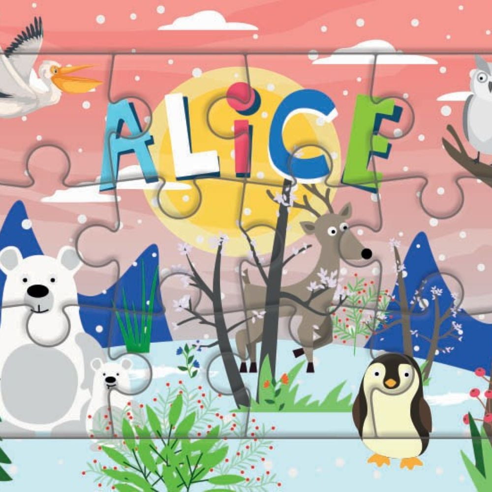 Puzzle 1er âge "Le Puzzle de ton Prénom" Alice