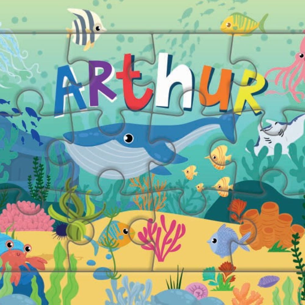 Puzzle 1er âge "Le Puzzle de ton Prénom" Arthur