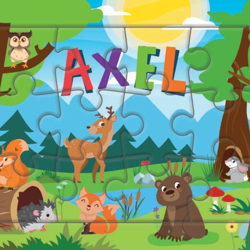 Puzzle 1er âge "Le Puzzle de ton Prénom" Axel