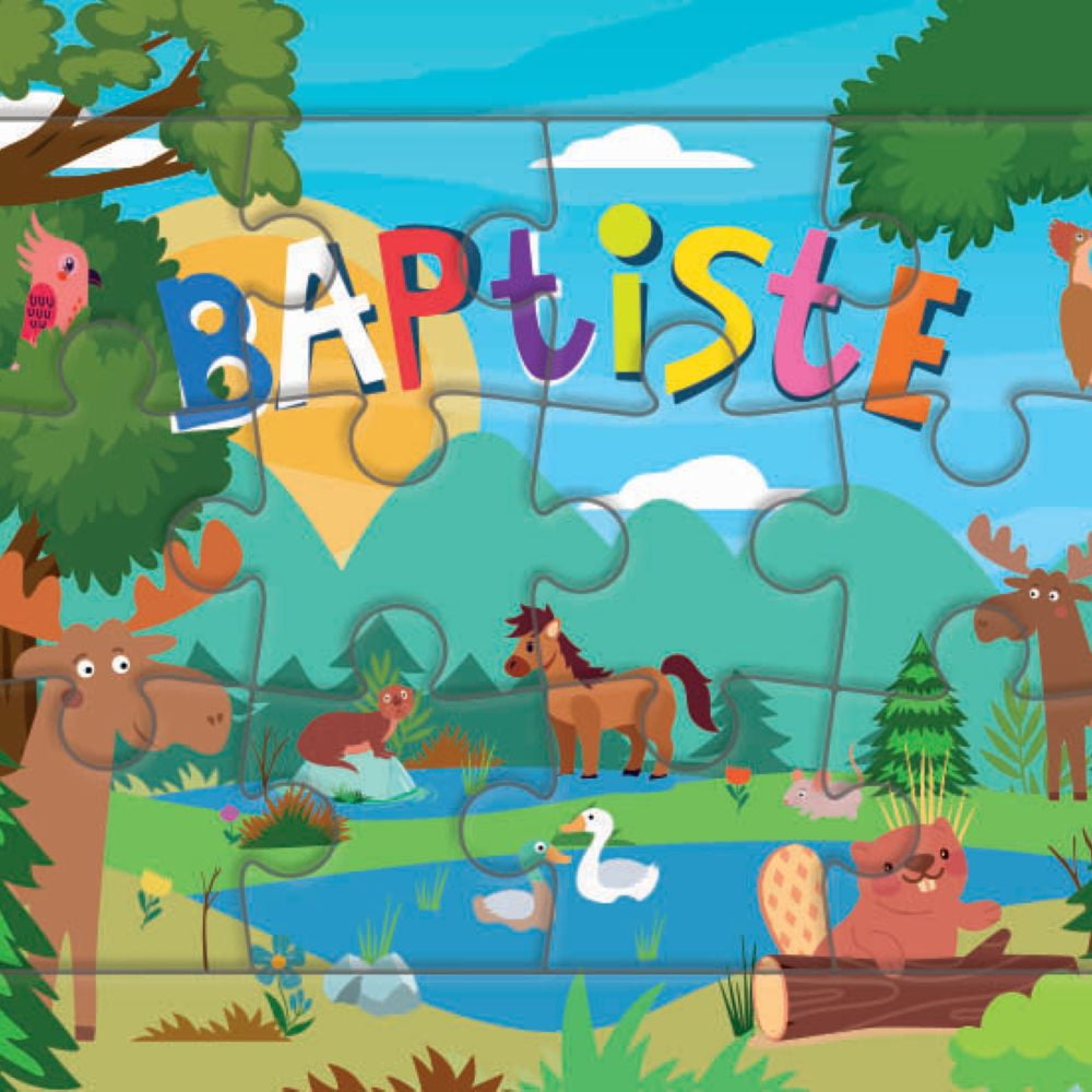 Puzzle 1er âge "Le Puzzle de ton Prénom" Baptiste
