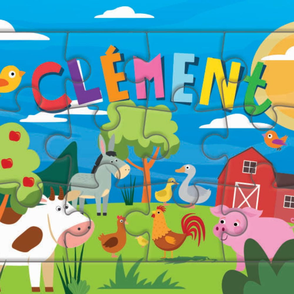 Puzzle 1er âge "Le Puzzle de ton Prénom" Clément