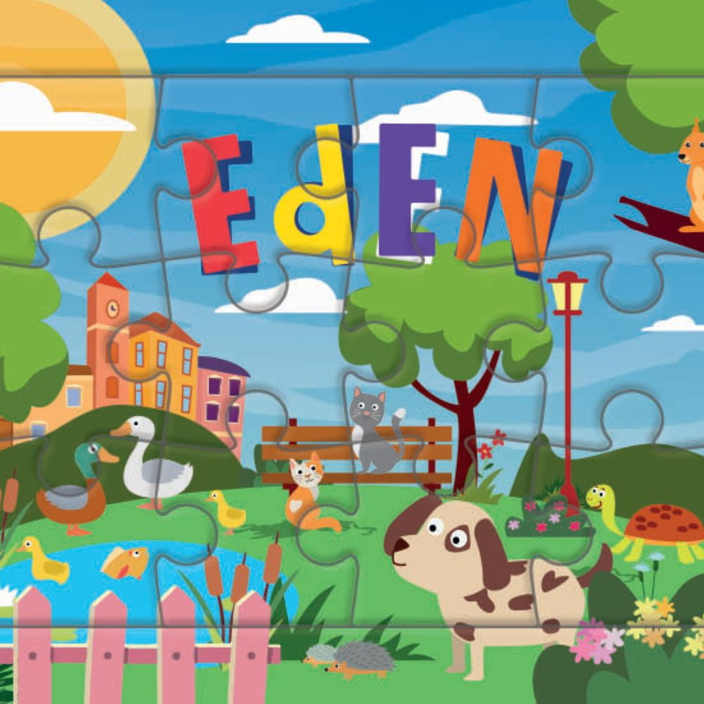 Puzzle 1er âge "Le Puzzle de ton Prénom" Eden