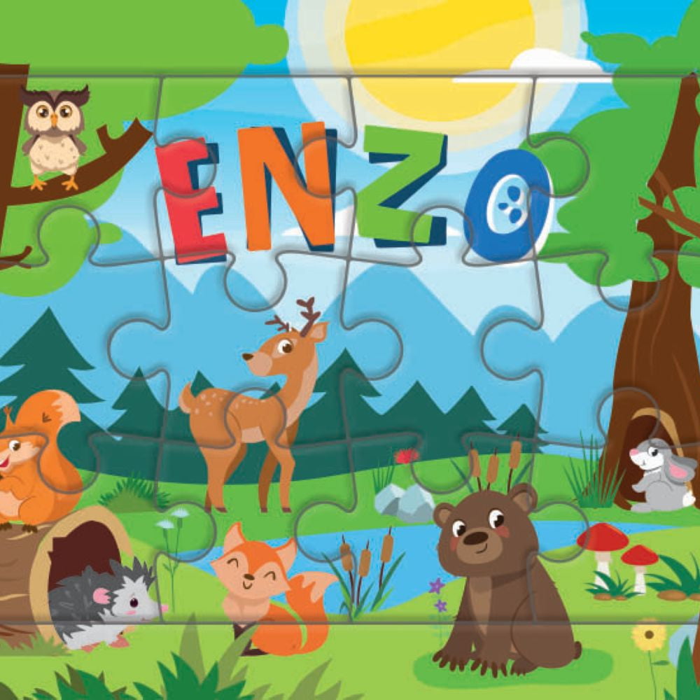 Puzzle 1er âge "Le Puzzle de ton Prénom" Enzo
