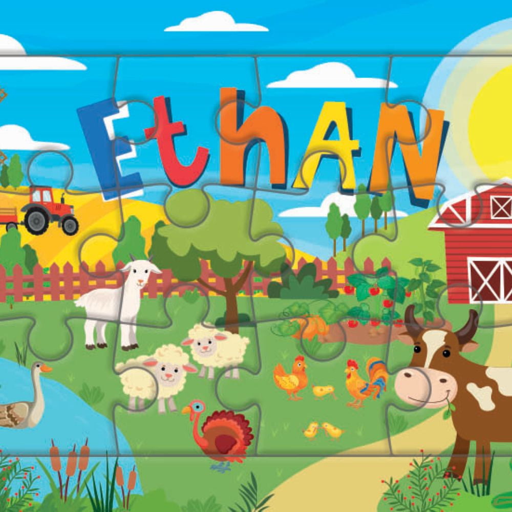 Puzzle 1er âge "Le Puzzle de ton Prénom" Ethan