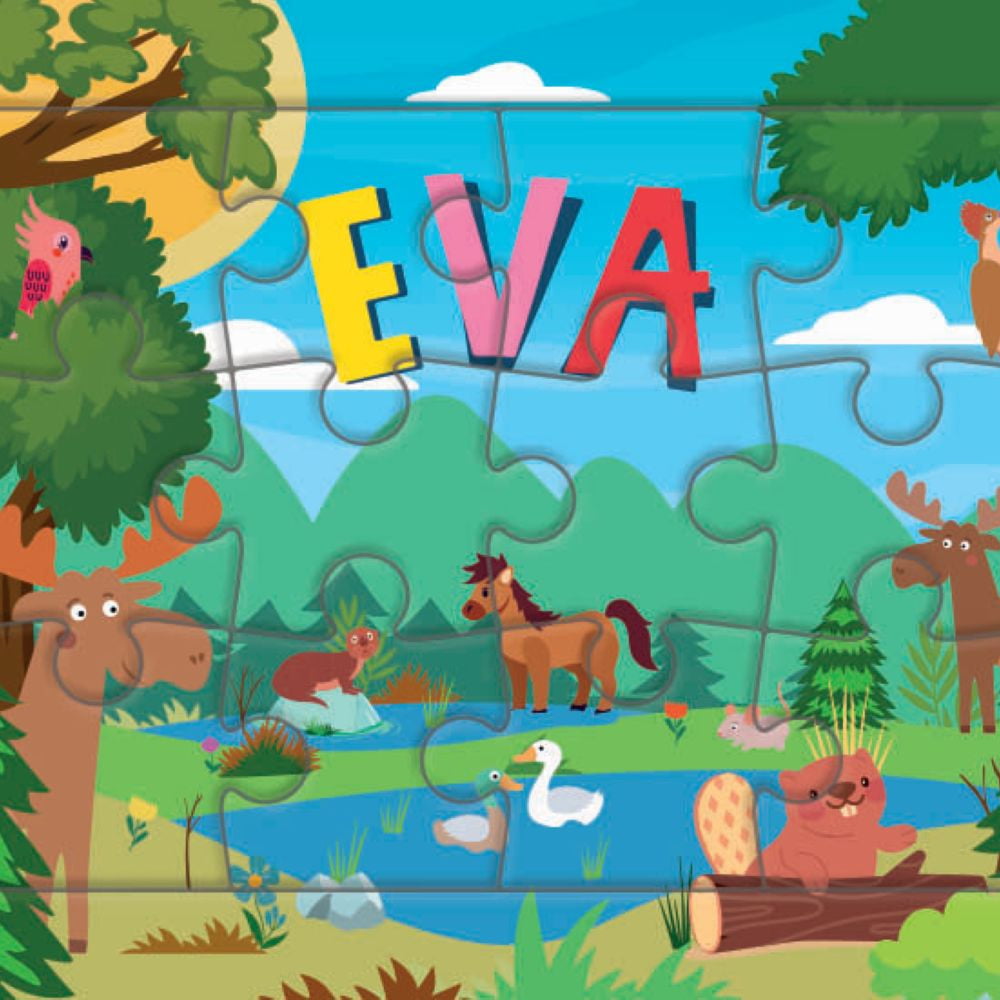 Puzzle 1er âge "Le Puzzle de ton Prénom" Eva