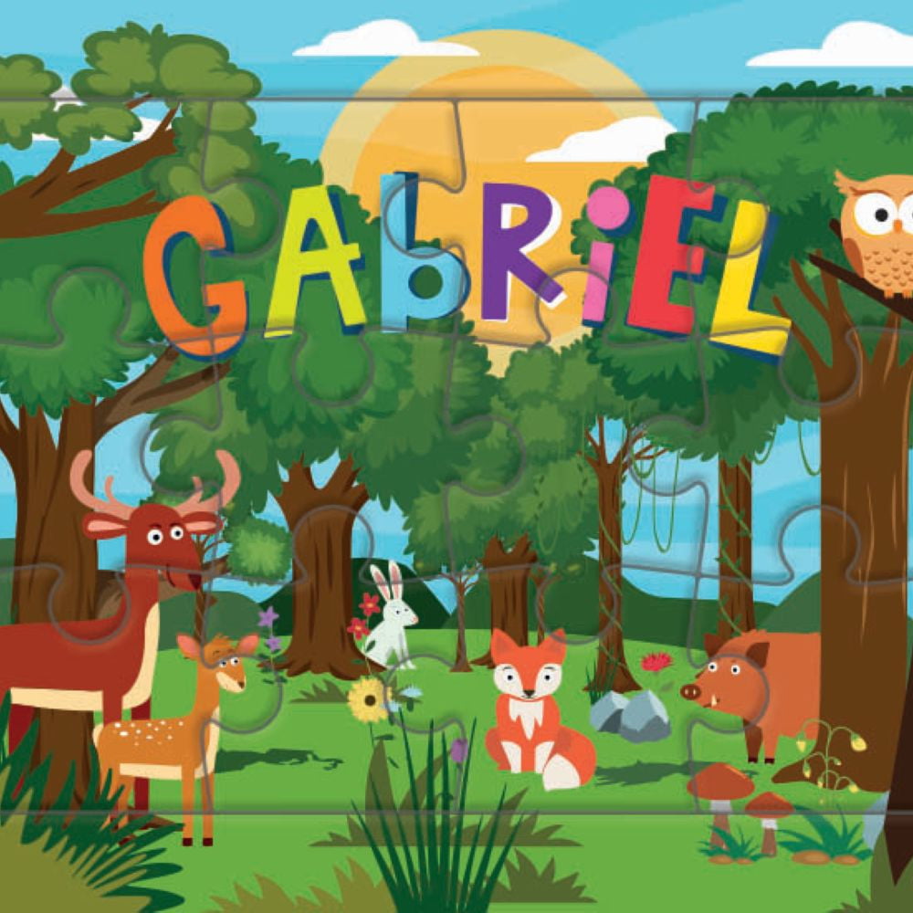 Puzzle 1er âge "Le Puzzle de ton Prénom" Gabriel