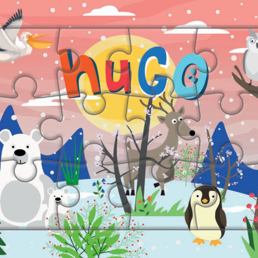 Puzzle 1er âge "Le Puzzle de ton Prénom" Hugo