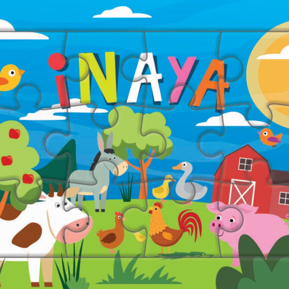 Puzzle 1er âge "Le Puzzle de ton Prénom" Inaya