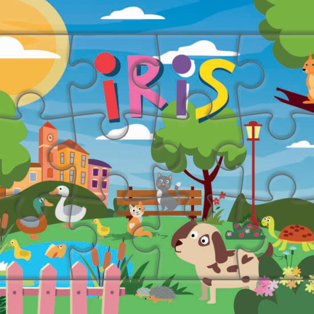 Puzzle 1er âge "Le Puzzle de ton Prénom" Iris
