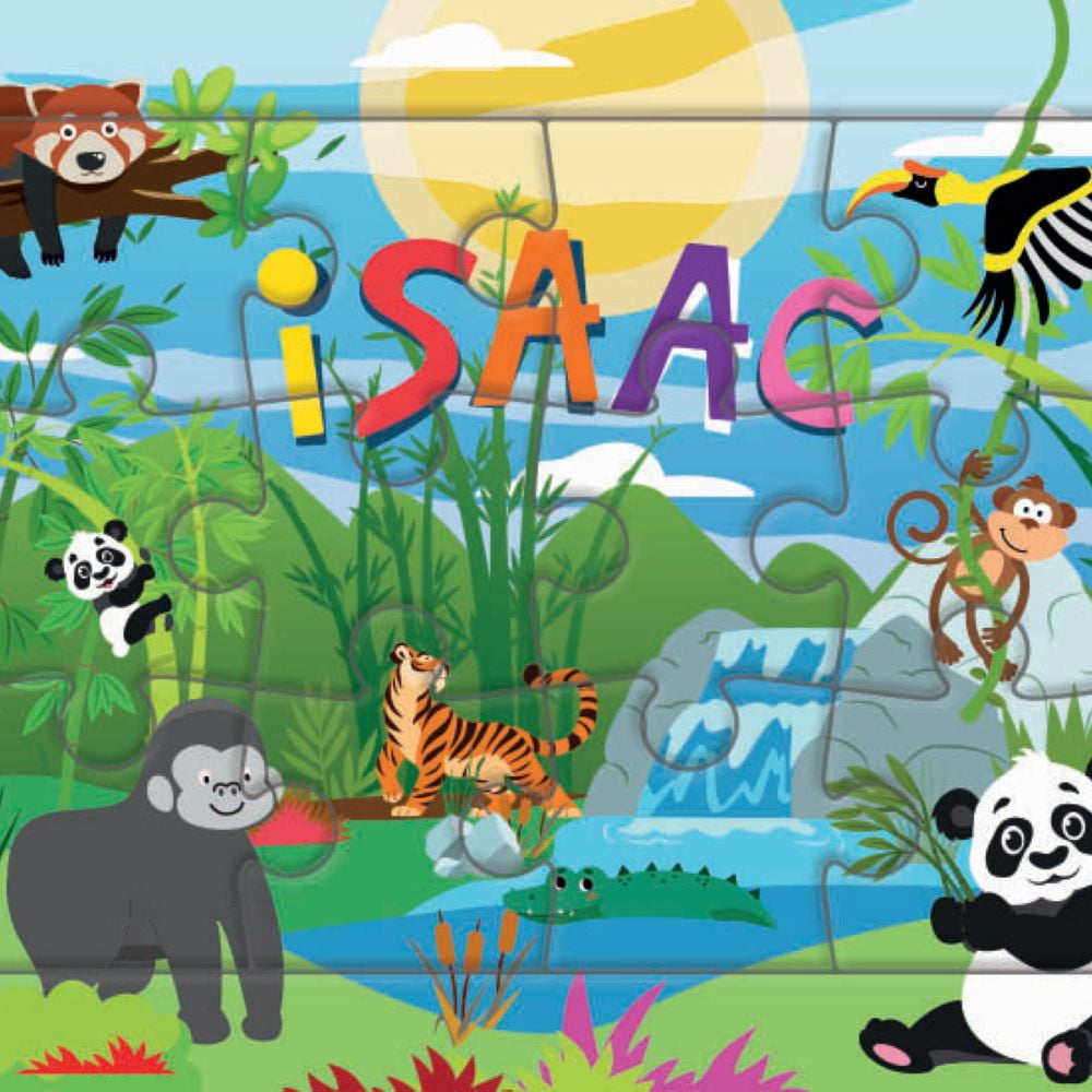 Puzzle 1er âge "Le Puzzle de ton Prénom" Isaac