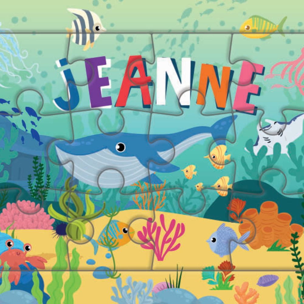 Puzzle 1er âge "Le Puzzle de ton Prénom" Jeanne
