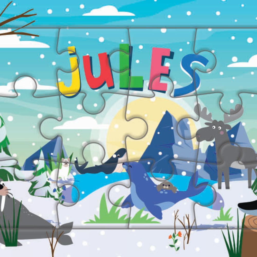 Puzzle 1er âge "Le Puzzle de ton Prénom" Jules