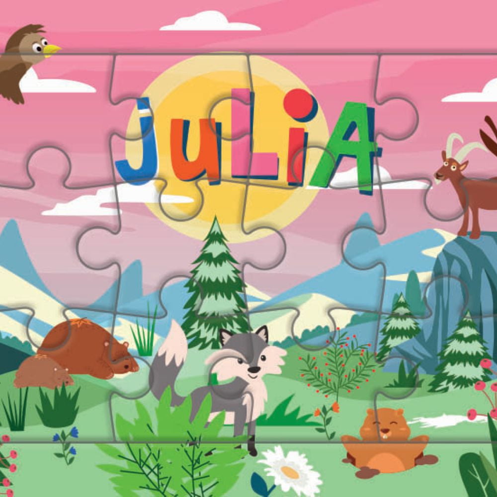 Puzzle 1er âge "Le Puzzle de ton Prénom" Julia