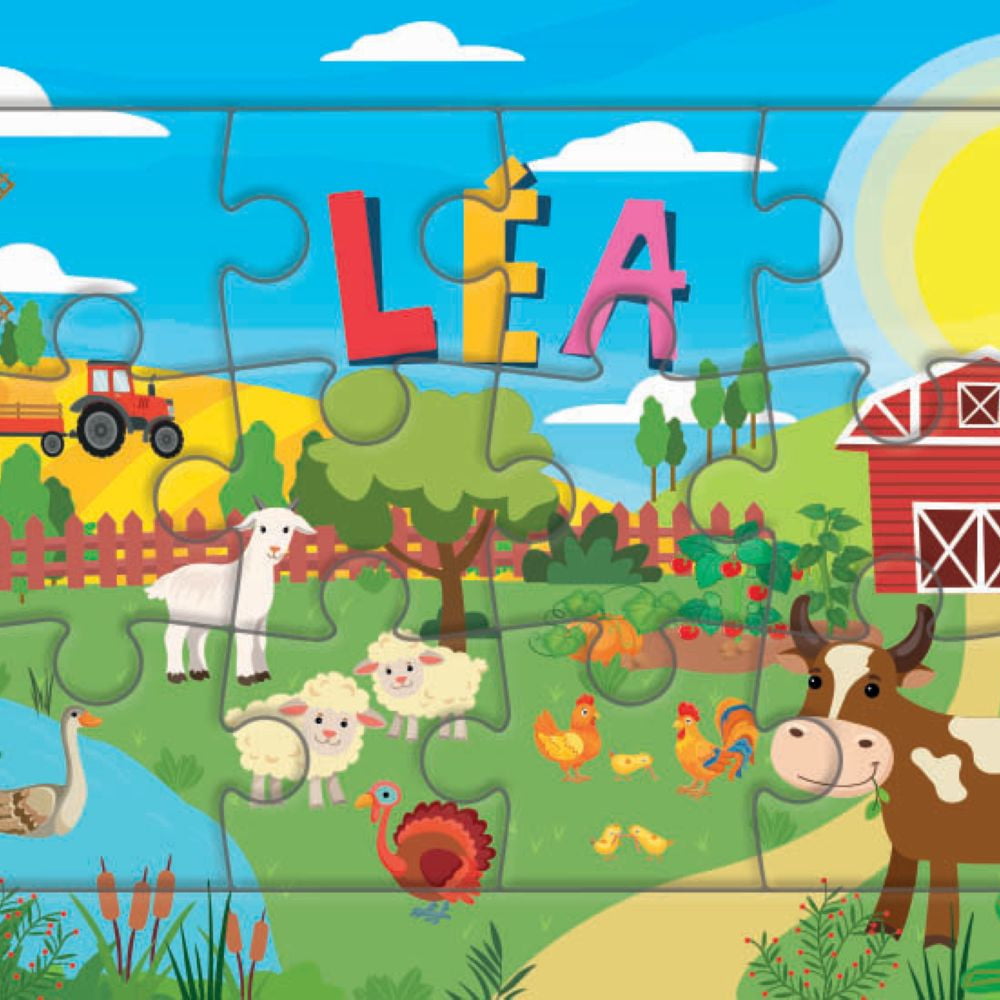 Puzzle 1er âge "Le Puzzle de ton Prénom" Léa