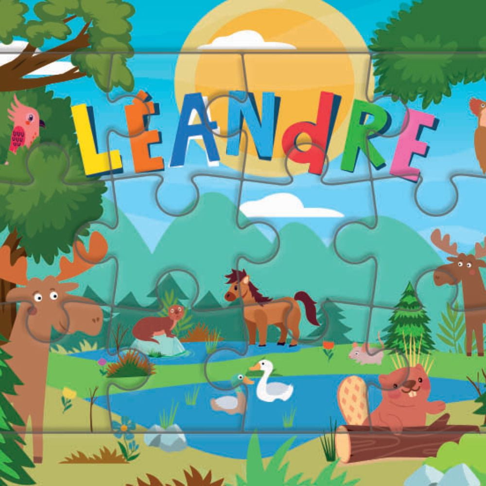 Puzzle 1er âge "Le Puzzle de ton Prénom" Léandre