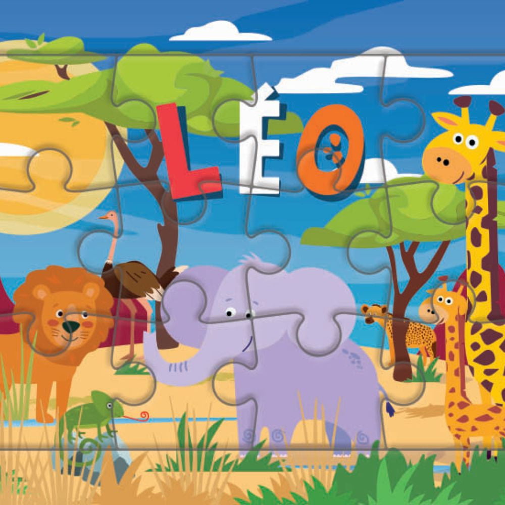 Puzzle 1er âge "Le Puzzle de ton Prénom" Léo