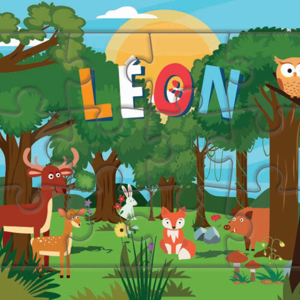 Puzzle 1er âge "Le Puzzle de ton Prénom" Léon