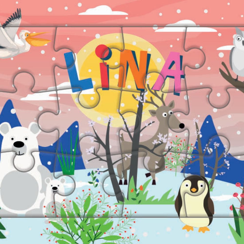 Puzzle 1er âge "Le Puzzle de ton Prénom" Lina