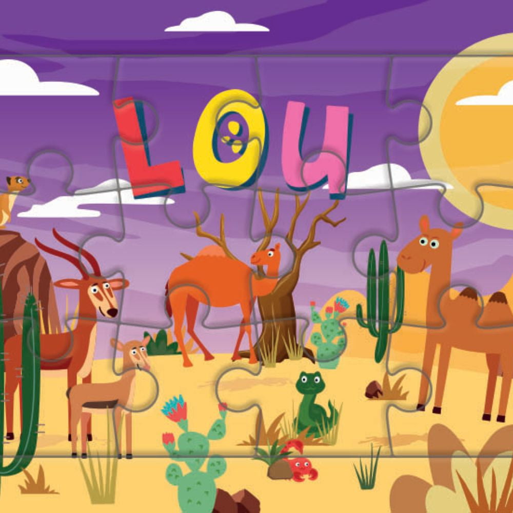 Puzzle 1er âge "Le Puzzle de ton Prénom" Lou