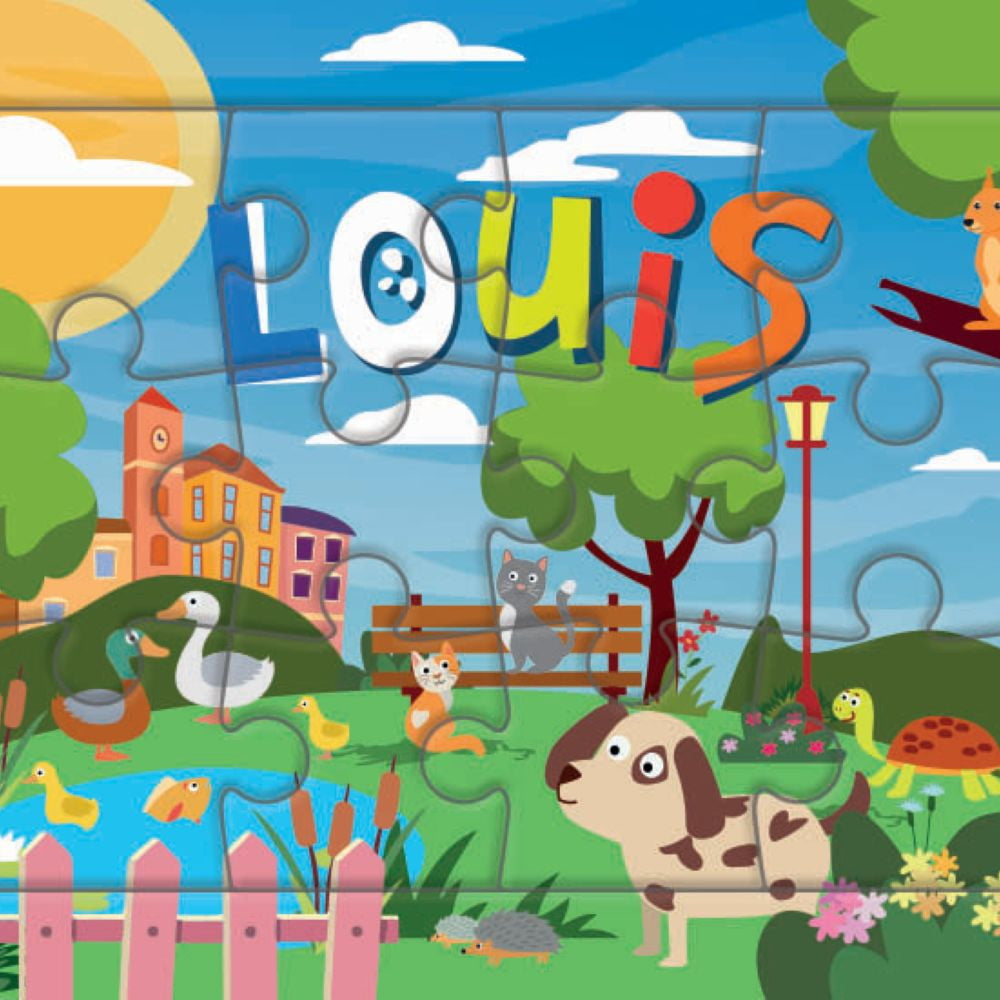 Puzzle 1er âge "Le Puzzle de ton Prénom" Louis