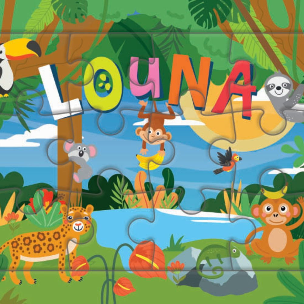 Puzzle 1er âge "Le Puzzle de ton Prénom" Louna